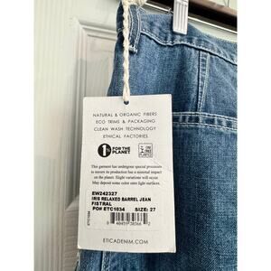 NWT Ética Iris Relaxed Barrel Jean Fistral